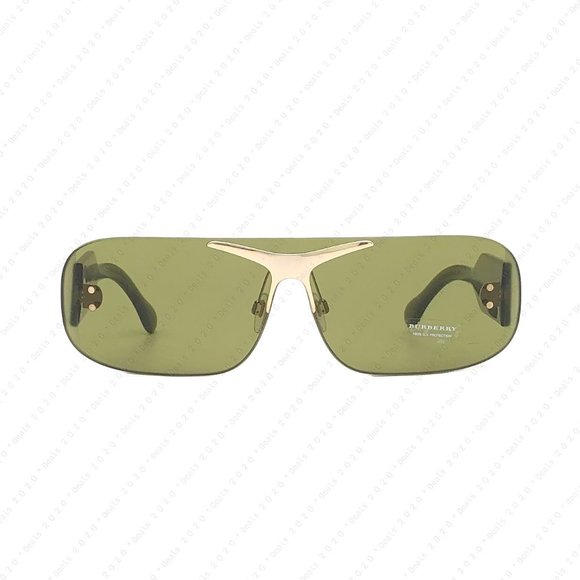 New Burberry BE3123 3917/2 60mm Green Transparent Sunglasses - Picture 2 of 12